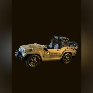 Vintage US Army  Indusbay Army Vehicle Toy Jeep